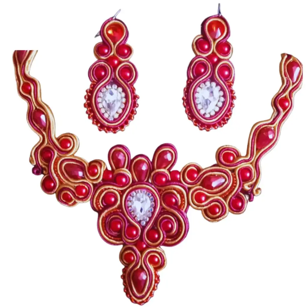 Juego Soutache 'Gala Real' (Diseño Premium de Alta Complejidad)