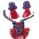 Juego Soutache con Borlas (Hilos de Bordar Hechos a Mano)