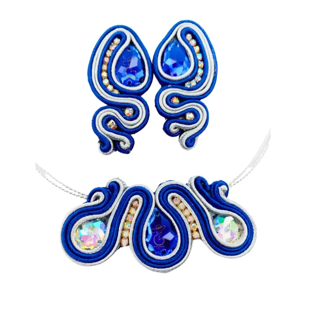 Juego Soutache 'Ondas de Gala' (Diseño Folklórico)