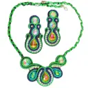 Juego Soutache 'Gala Iridiscente' (Bordado en Pedrería)