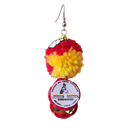 Aretes 'Bombo y Pompón' Personalizados (Sikuris)